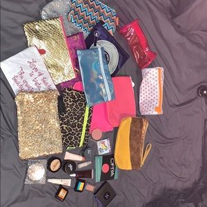 Ipsy Makeup Bag Lot Bundle Cosmetics